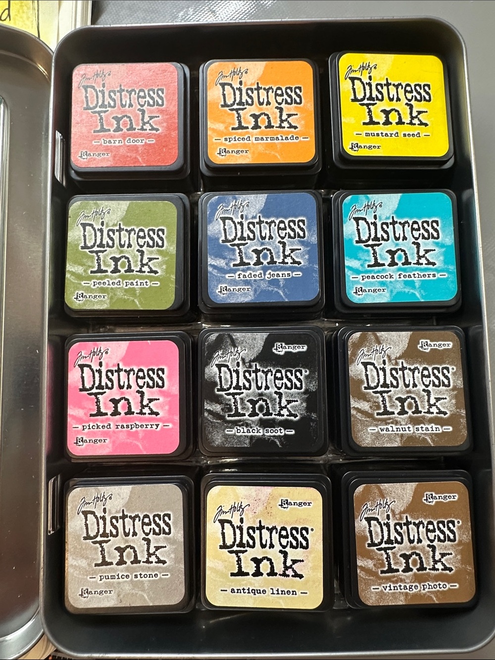 Distress Mini’s by Tim Holtz in tin case